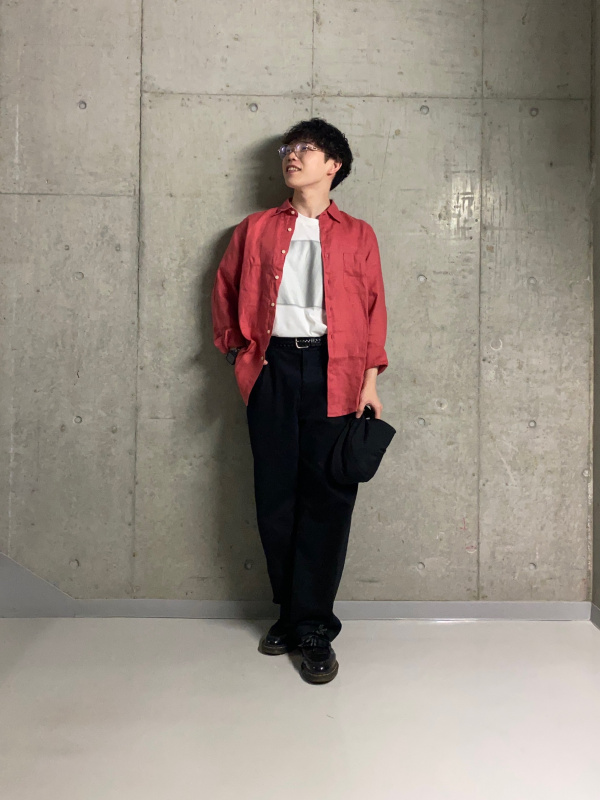PEACE FOR ALL Tシャツ/吉岡徳仁のコーディネート・着用イメージ