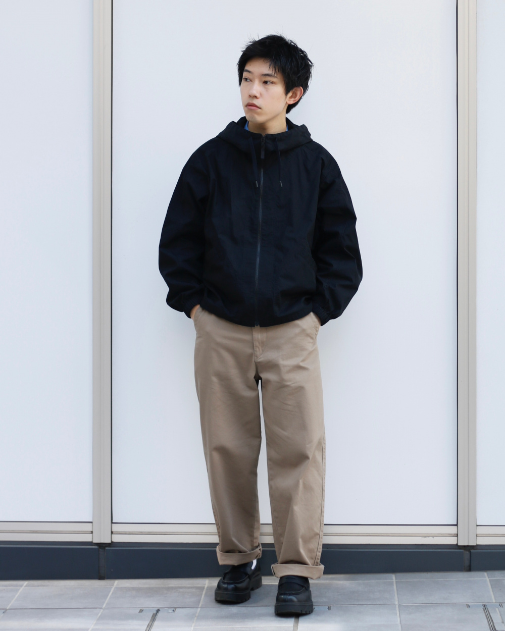 フーデッドブルゾン」の着用コーディネート| ユニクロ公式