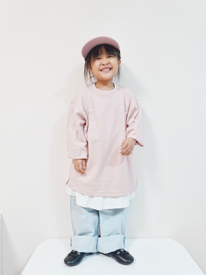 骨格ストレートワイドセンターラインデニムパンツ ワイドパンツ