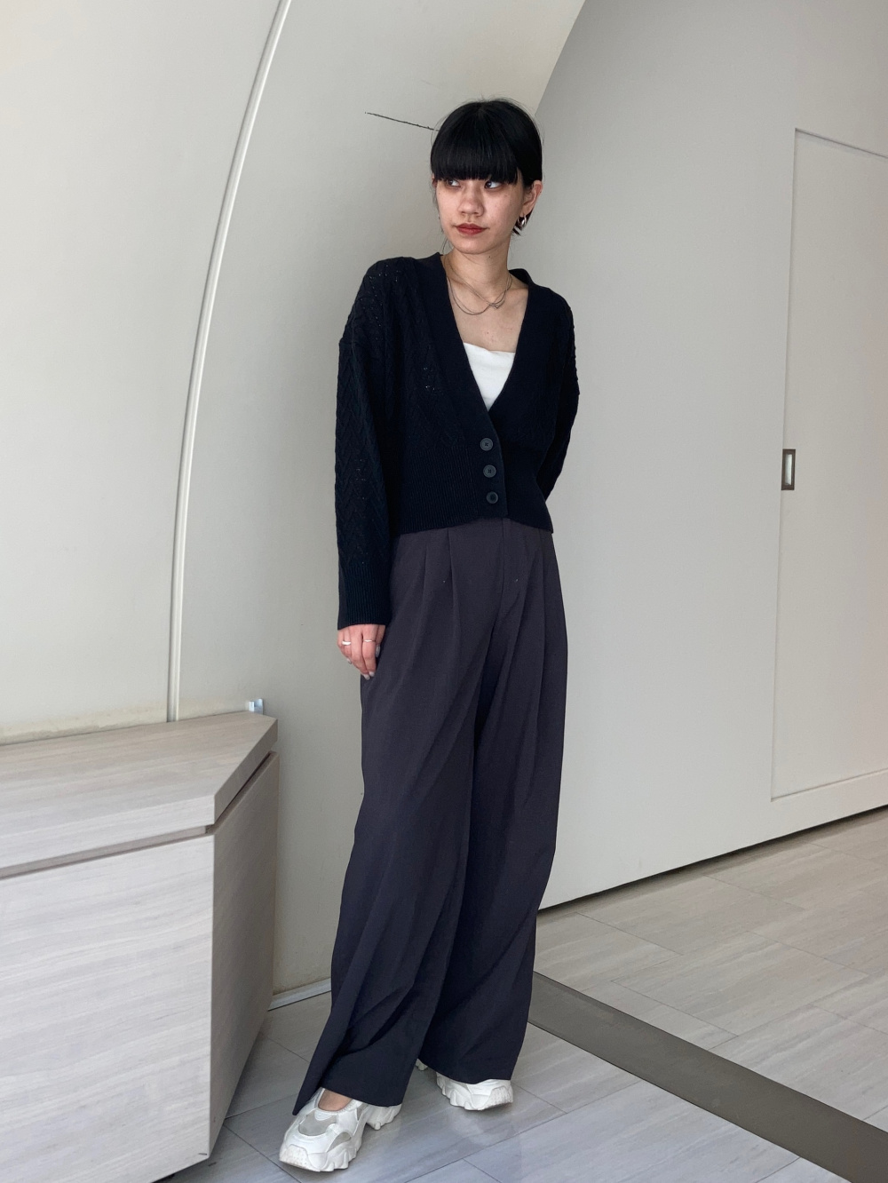 感動ダブルジャケットリラックスフィット、感動タックワイド