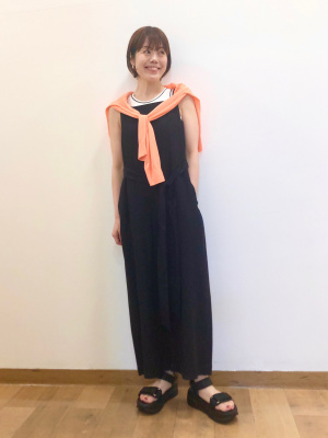 リネンMIX ストレッチドライオックス ジャンプスーツ【UNISEX】 ユニクロ公式 | リネンブレンドジャンプスーツ
