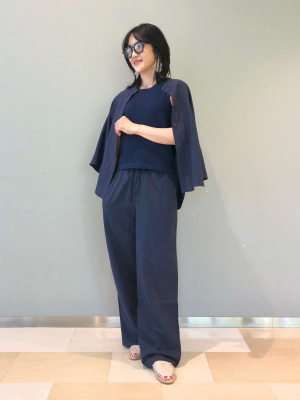 ユニクロ公式 | コットンポップコーンショートセーターノースリーブ