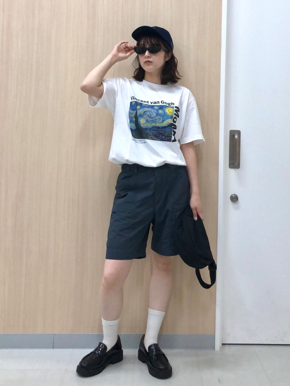 セットアップ　UNIQLO C ライトウェイトスタンドブルゾン　ハーフパンツ ユニクロ公式 | ライトウェイトスタンドブルゾン