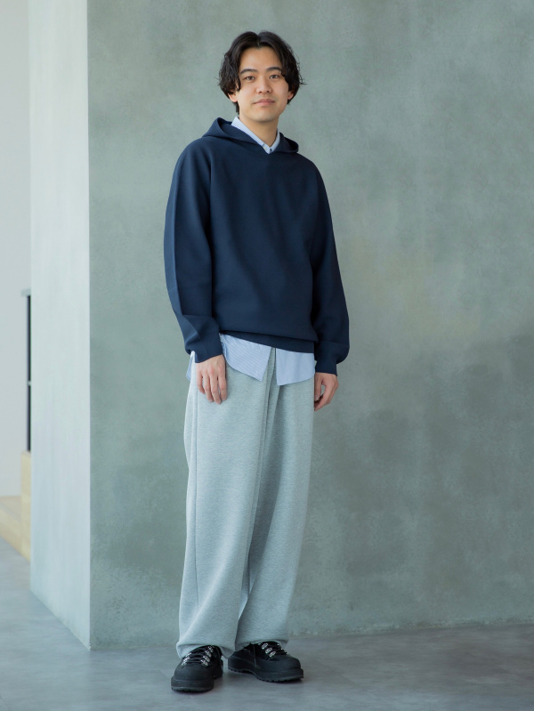 【上下セット】オーバーサイズプルパーカ&ワイドパンツ セットアップ オリーブ 上下セット】オーバーサイズプルパーカ&ワイドパンツ セッ