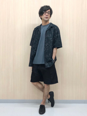 22SS OAMC ワイド カーゴ ショーツ ショートパンツ 32 ブラック MinoriTY】極太カーゴショーツ ワイドハーフパンツ ショート