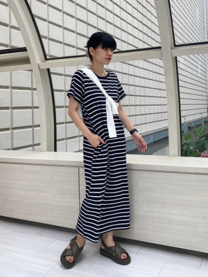 ユニクロ公式 | エアリズムコットンブラワンピース/半袖