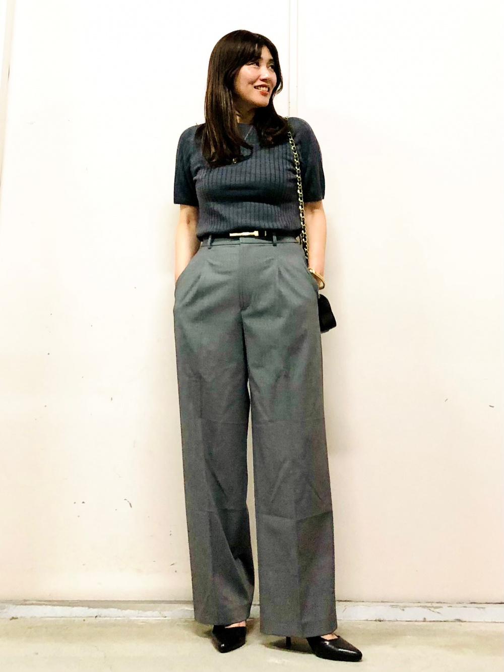 Outfit ideas of「SMART ANKLE PANTS (INSEAM 64-66CM) 464140 / 469858 /、3D ...