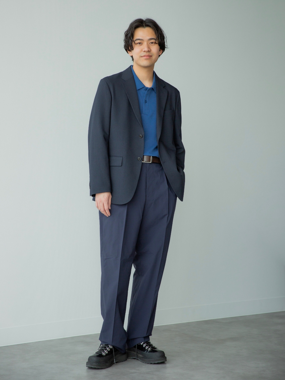 感動ジャケット、スーパーノンアイロンスリムシャツ/セミワイド