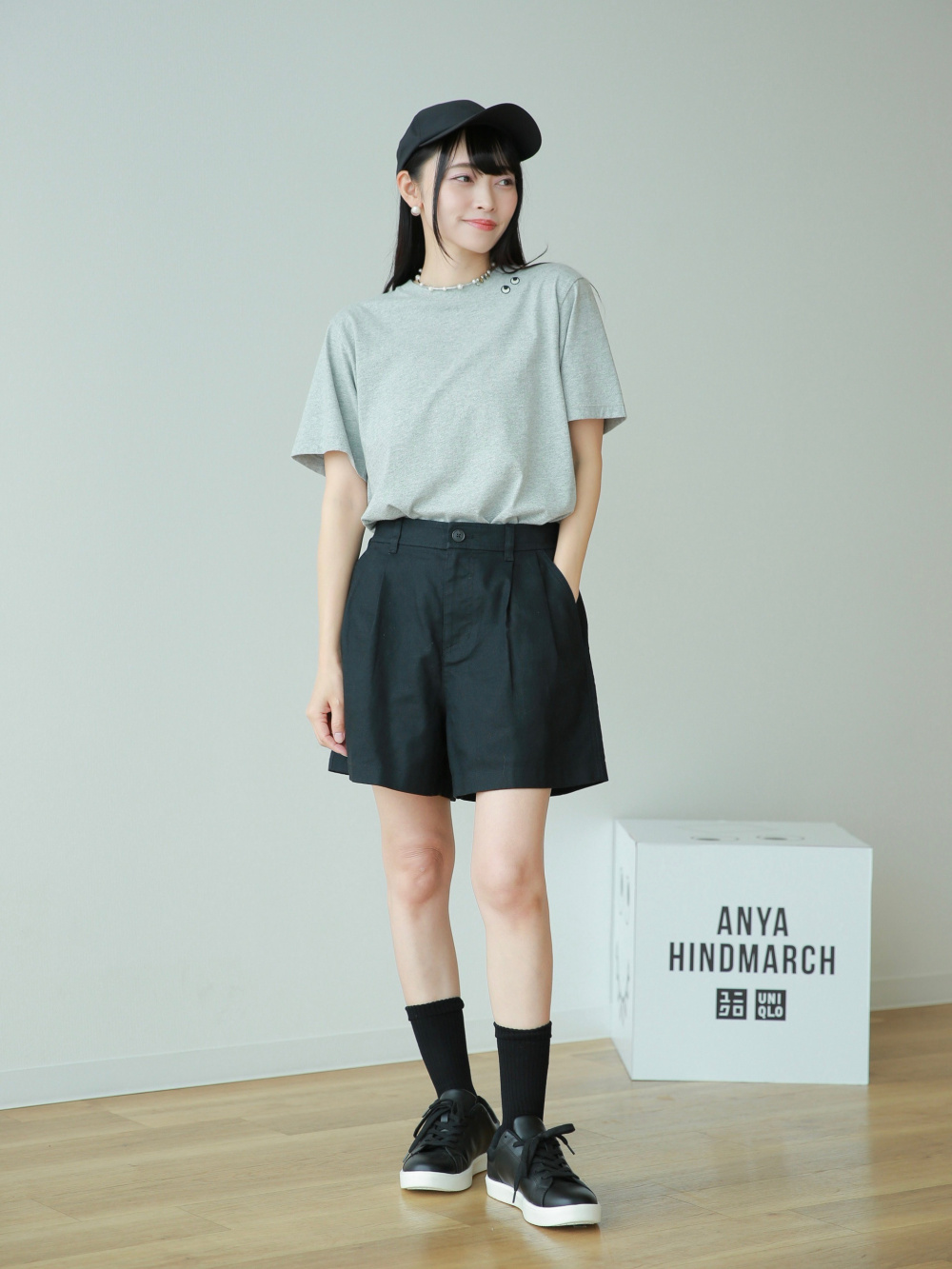UNIQLO ANYA HINDMARCH T1BOXY ボクシーT L ユニクロ公式 | T1BOXY/ボクシーT