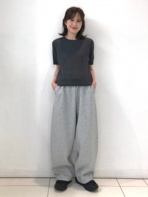ユニクロ公式 | スウェットワイドパンツ