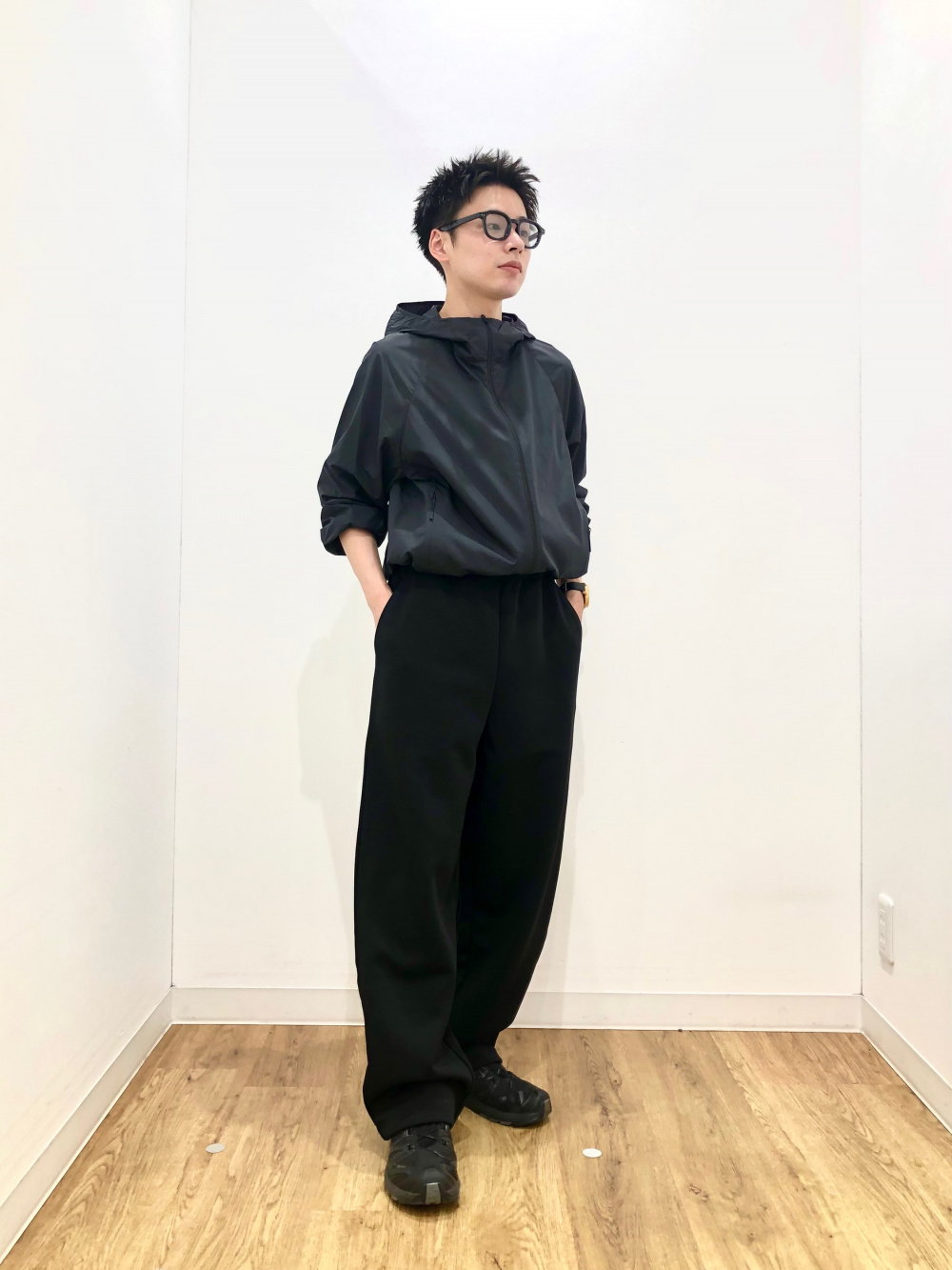 UVカットフーディパーカー　UVカットスウェットワイドパンツ UVカットフーディパーカー UVカットスウェットワイドパンツ