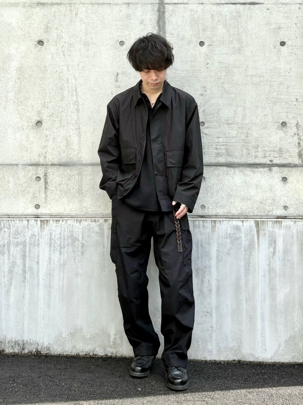 UNIQLO C コットンショートブルゾン L ユニクロC ブラック