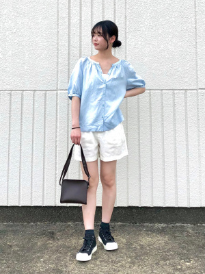 専用　Frank＆Eileen  リネンコットンショートパンツ ユニクロ公式 | リネンコットンショートパンツ