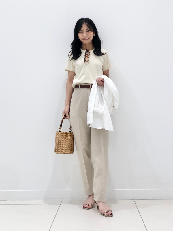 UNIQLO U ボリュームスリーブコクーンブルゾン ホワイト 新品】UNIQLO U ボリュームスリーブコクーンブルゾン ホワイト L
