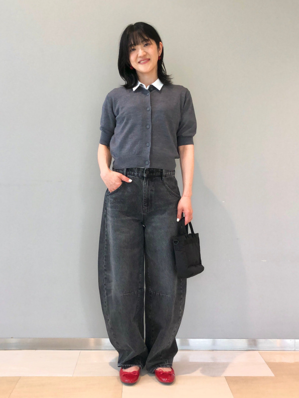 【完売品】UNIQLO メリノシルクカーディガン　シルク混 五分袖カーディガン ユニクロ メリノシルクカーディガン - メルカリ