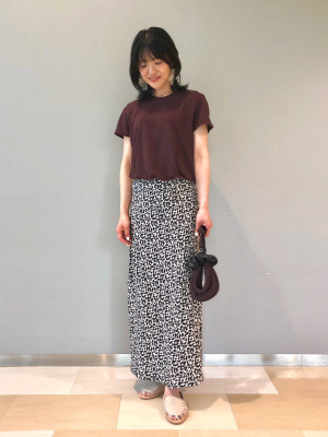 uniqloレーヨンミディスカートcomptoir des cotonniers ユニクロ公式 | レーヨンミディスカート