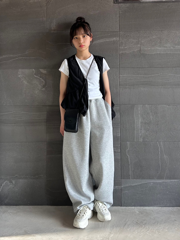 スウェットワイドパンツ、ドライスウェットリラックスブルゾン