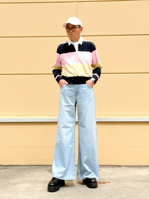 ユニクロ公式 | ボクシーラガーポロシャツ