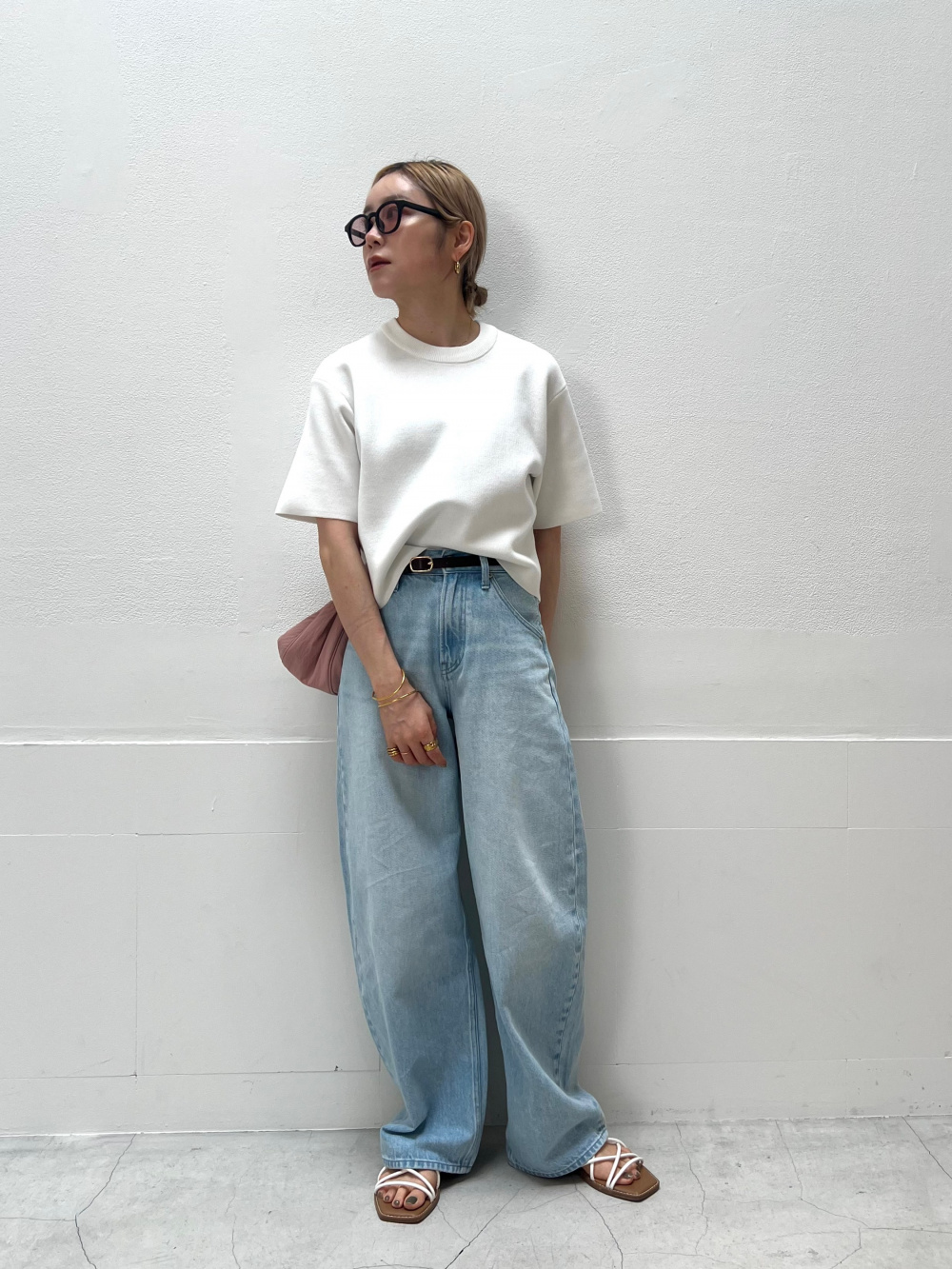 UNIQLO バギーカーブジーンズ 30 67BLUE ユニクロのバギーカーブ