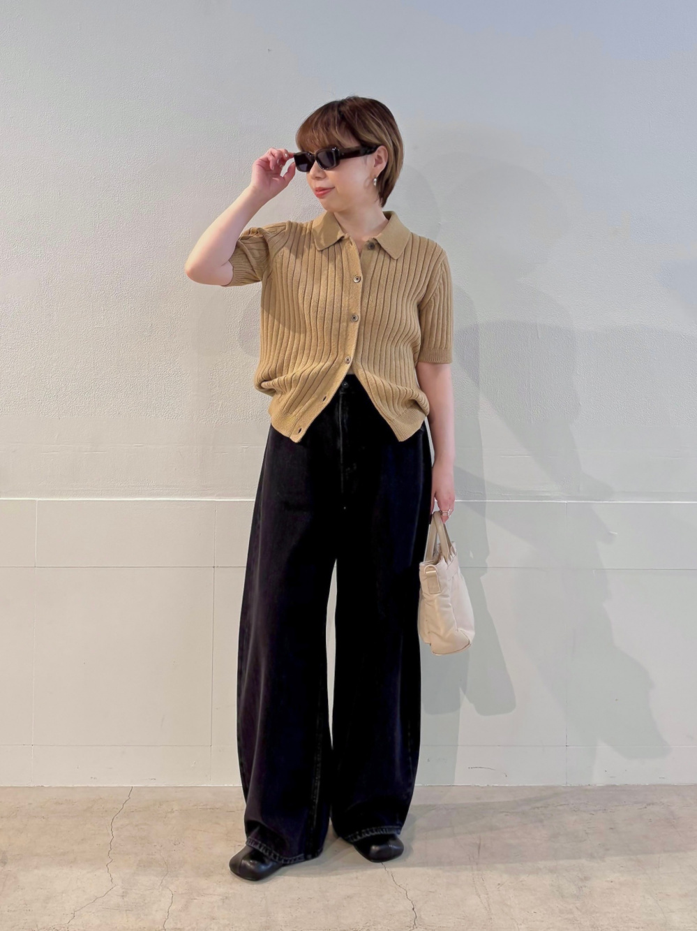 UNIQLO ユニクロ バギーカーブジーンズ丈短め 新作 〈26〉 ユニクロ バギーカーブジーンズ丈短め 67BLUE 新品