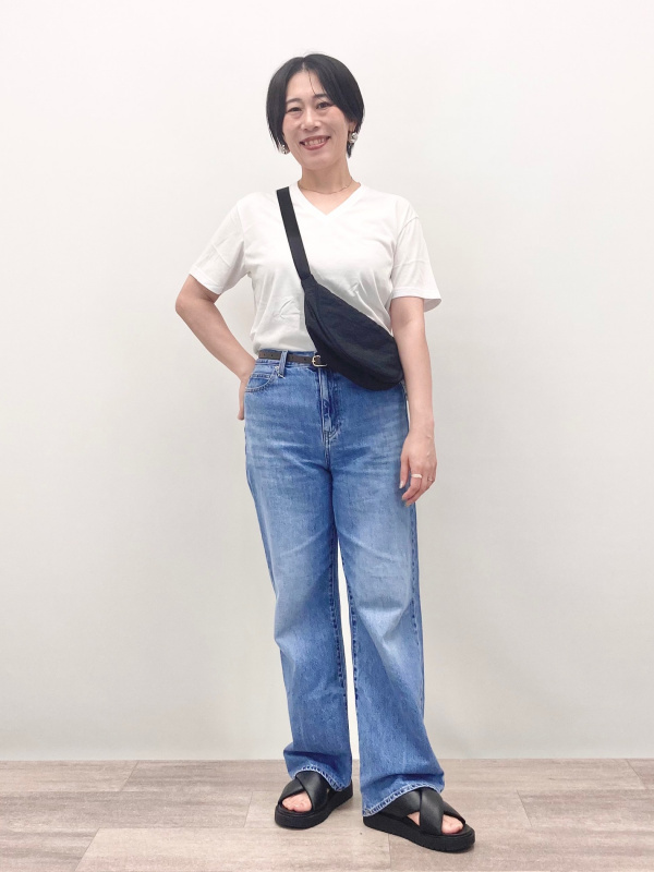 感動ダブルジャケットリラックスフィット、感動タックワイドパンツの
