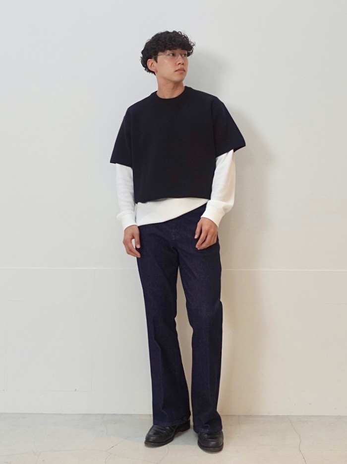ヘンリーネックシャツ 半袖 リラックス ルーズフィット 夏コーデ 紳士 涼感ヘンリーネック半袖布帛Tシャツを使った人気