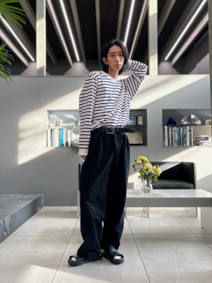 ユニクロ公式 | エアリズムコットンボーダーTシャツ