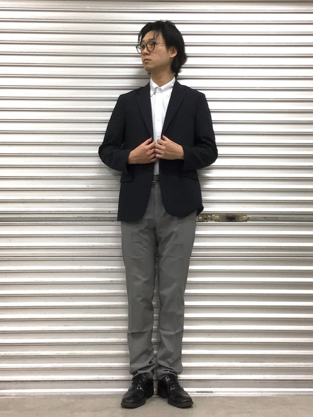 テーラードジャケット セットアップ可能、感動パンツ/チドリ」の