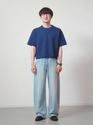 【新品未使用】ミラノリブ半袖JK ユニクロ公式 | ウォッシャブルミラノリブセーター/半袖