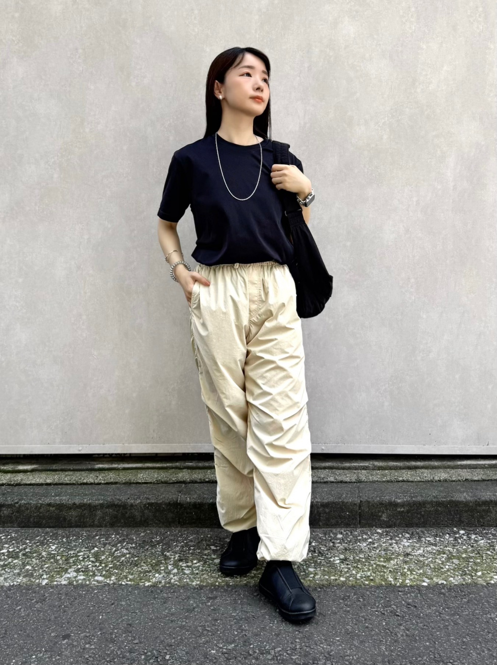 【新品】UNIQLO U ボリュームスリーブコクーンブルゾン ホワイト Lサイズ ユニクロ公式 | ボリュームスリーブコクーンブルゾン