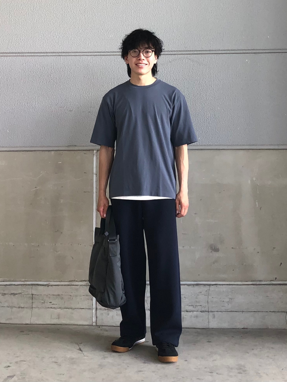 ブロードオーバーサイズシャツ/ストライプ、ワイドフィット