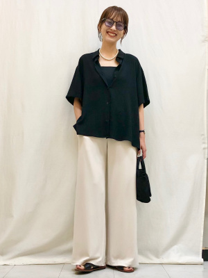 ユニクロ公式 | クレープジャージーストレートパンツ