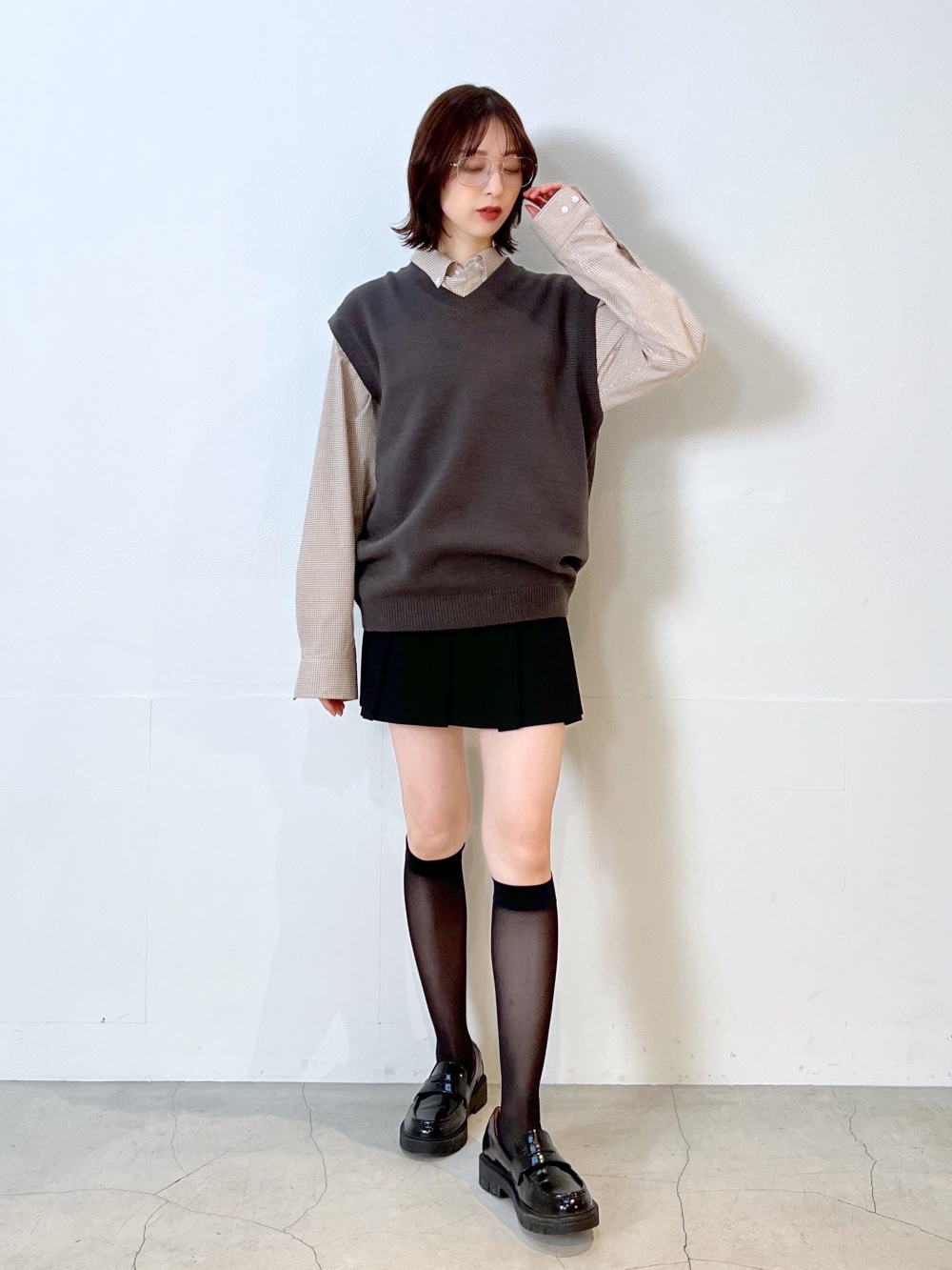 UNIQLO コンフィールタッチローファー コンフィールタッチローファー」の着用コーディネート| ユニクロ公式