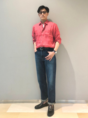 [ ] [Asian regular fit] プレミアム リネンシャツ ユニクロ公式 | プレミアムリネンシャツ