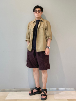 22SS OAMC ワイド カーゴ ショーツ ショートパンツ 32 ブラック ユニクロ公式 | ワイドフィットカーゴショーツ