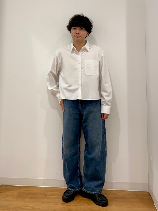 ユニクロ　バギーカーブジーンズ【丈短め】 ユニクロ公式 | バギーカーブジーンズ丈短め