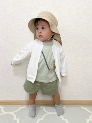 メッシュブルゾン(ベージュ) COMME CA ISM｜スクエアメッシュ ブルゾン / セットアップ対応