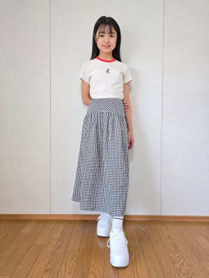 【ZOY美品】ゴルフ推奨❗️軽量シアーサッカーギンガムチェックスカート ZOY美品】ゴルフ推奨❗️軽量シアーサッカーギンガムチェック