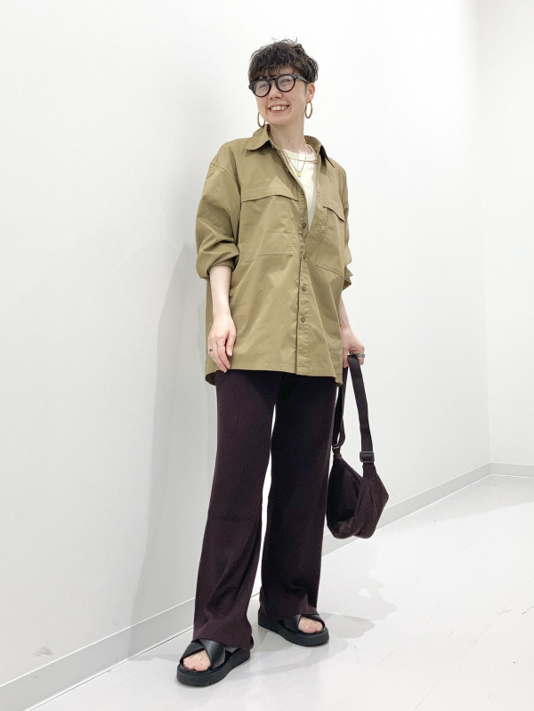 Check styling ideas for「Linen Blend Camisole Dress | Striped and