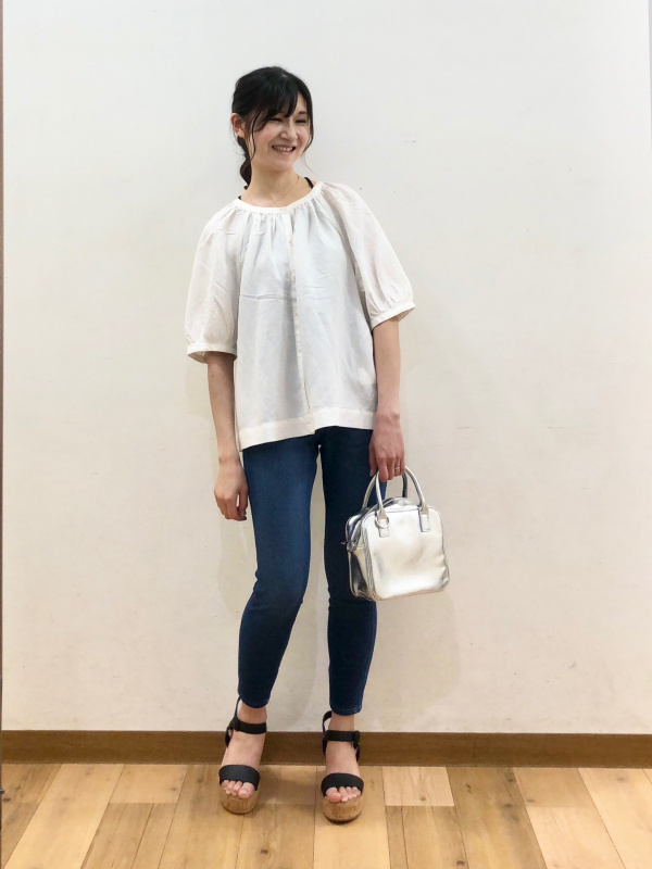 ウルトラストレッチクロップドデニムレギンスパンツ（レディース