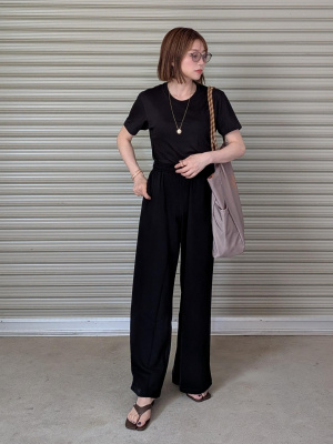 ユニクロ公式 | スウェットワイドパンツ/丈長め