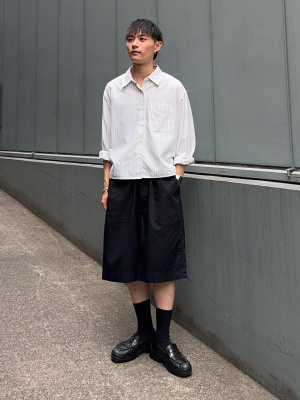 ユニクロ公式 | ワイドフィットハーフパンツ
