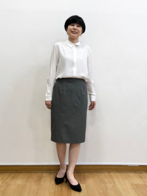 7月11日まで　エンフォルド　膝丈スカート　クラネ　ZARA ユニクロ コントラストパイピングクロップド丈ニットセーター - ブラウン