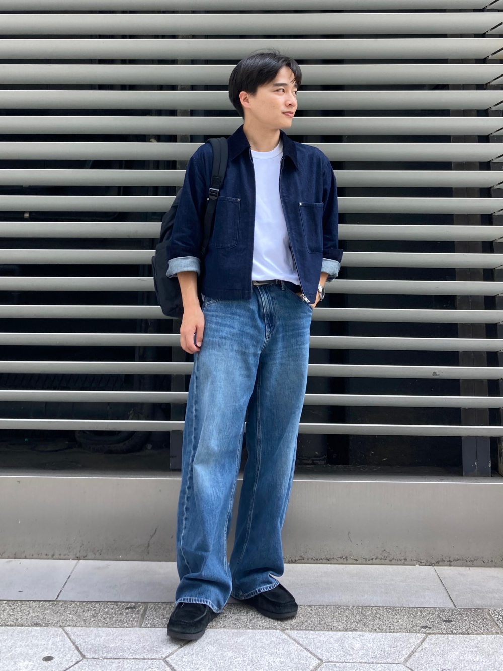 ユニクロ　バギーカーブジーンズ丈短め　28 UNIQLOバギーカーブジーンズ丈短め size29（73.5）67Blue - メルカリ