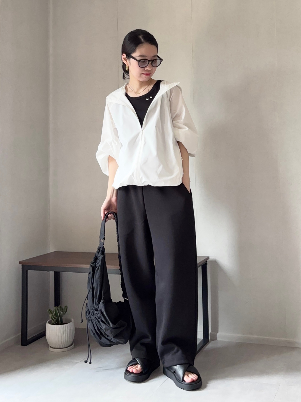 感動ダブルジャケットリラックスフィット、感動タックワイド