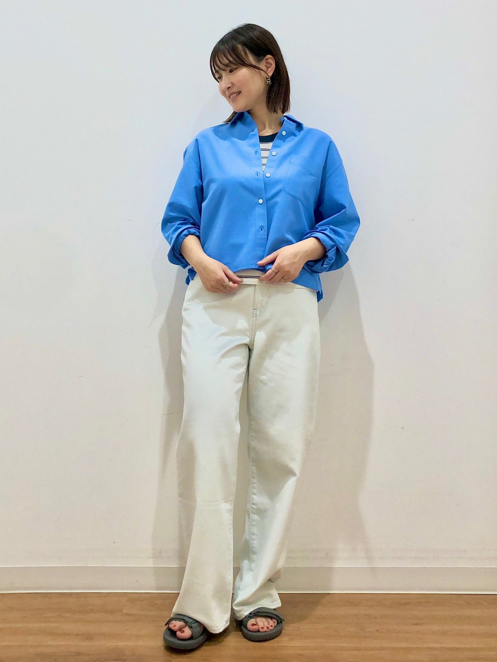 【新品未使用】ボクシーラガーポロシャツ ユニクロ公式 | ボクシーラガーポロシャツ