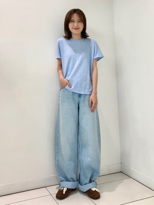 UNIQLO バギーカーブジーンズ 30 67BLUE ユニクロ公式 | バギーカーブジーンズ
