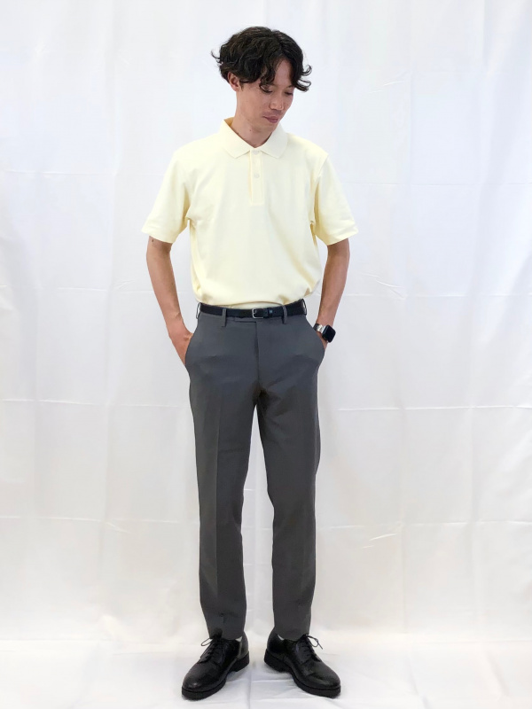 ドライノンアイロンジャージーシャツ（半袖）、感動パンツ」の