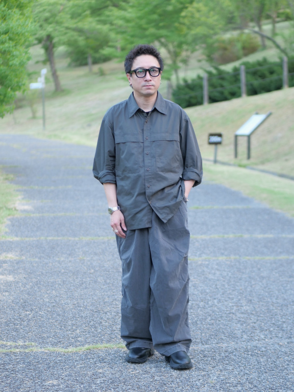 ワイドパラシュートパンツ/デニム、ワイドフィットカーゴハーフパンツ