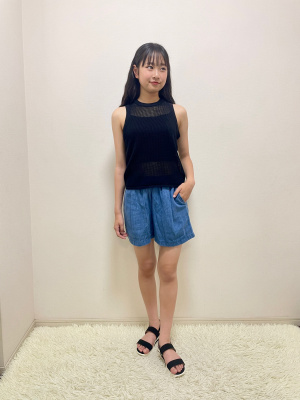新品♪ユニクロ　黒 XL コットンイージーショートパンツ ポリエステル ユニクロ公式 | コットンイージーショートパンツ